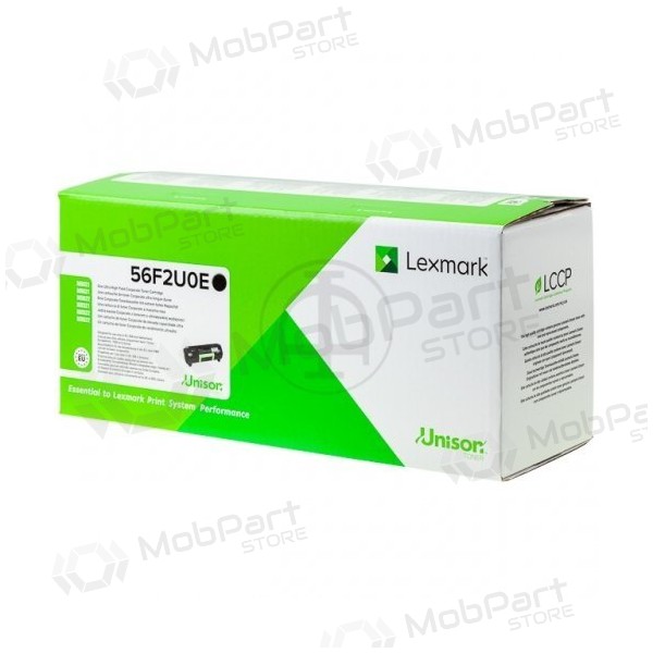 Lexmark 56F2U0E, cartuccia nera per stampanti laser, 25000 pagine