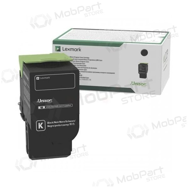 Lexmark 78C2XK0 Cartuccia laser, Nero