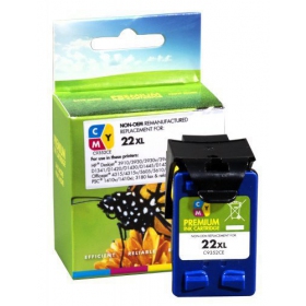 Cartuccia compatibile tricolore Static Control HP 22XL (C9352CE) per stampanti inkjet, 415 pagine.
