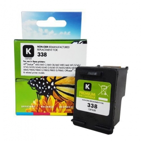 Cartuccia compatibile Static Control HP 338 (C8765EE) nera per stampanti a getto d'inchiostro, 480 pagine.