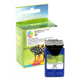 Cartuccia compatibile Static Control HP 57 (C6657AE), tricromia per stampanti inkjet, resa 500 pagine.