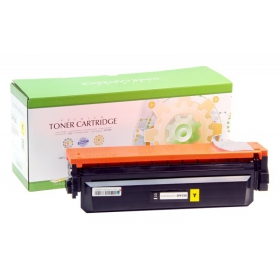 Toner giallo compatibile Static Control per stampanti laser HP (CF412X) / Canon CRG 046H, 5000 pagine.