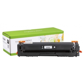 Toner compatibile nero per stampanti laser, con nuovo chip. Equivalente a HP 203X (CF540X) e Canon CRG-054HK, resa 3200 pagine.