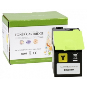 Neoriginale Static Control Lexmark 802HY (80C2HY0), giallo cartuccia per stampanti laser, 3000 pagine.