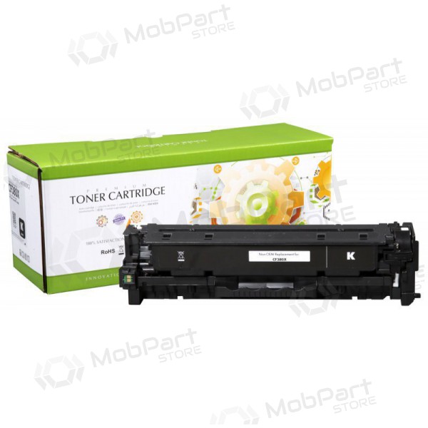 Toner compatibile Static Control HP 312X (CF380X), nero, per stampanti laser, 4400 pagine.