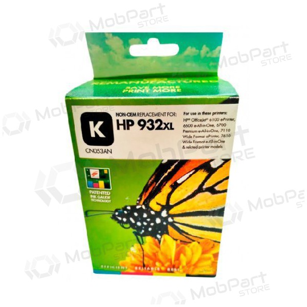 Cartuccia Compatibile Nero Static Control HP 932XL (CN053AE) per Stampanti Inkjet, 1000 Pagine.