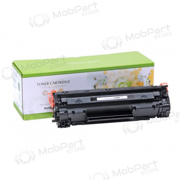 Toner compatibile Static Control nero per stampanti laser, equivalente a HP CF283X / Canon CRG-737, 2200 pagine.