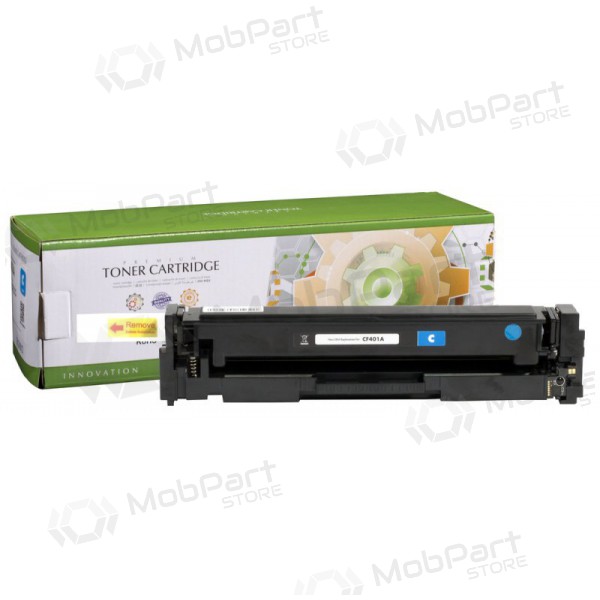 Toner compatibile Static Control HP CF401A / Canon CRG 045, ciano, per stampanti laser, resa 1330 pagine.