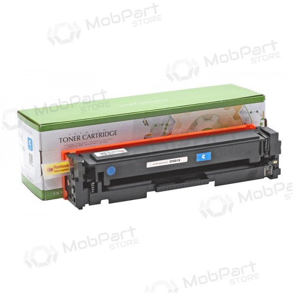Toner compatibile Static Control, ciano, per HP CF401X / Canon CRG 045H, per stampanti laser, 2300 pagine.