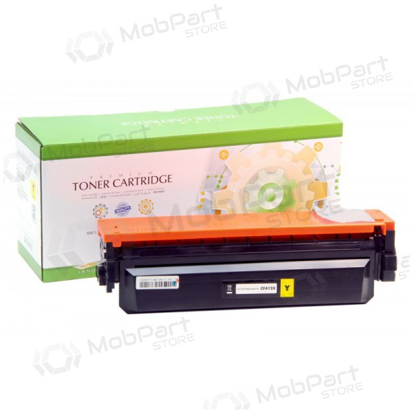 Toner giallo compatibile Static Control per stampanti laser HP (CF412X) / Canon CRG 046H, 5000 pagine.