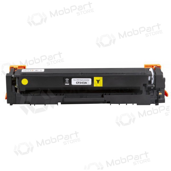 Cartuccia toner compatibile Static Control Giallo per HP 203A (CF542A) con nuovo chip, per stampanti laser, 1400 pagine.