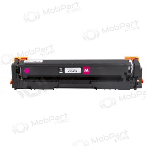 Cartuccia toner compatibile Static Control HP 203A (CF543A) / Canon CRG-054M magenta con nuovo chip per stampanti laser, 1400 pagine.