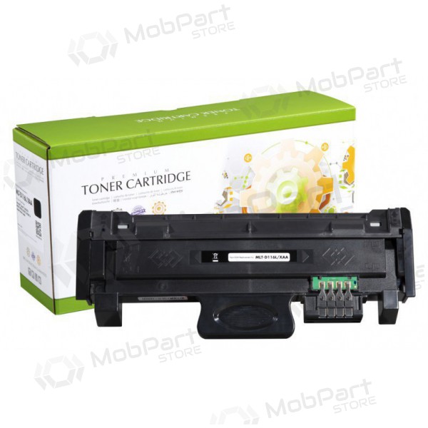 Cartuccia toner nera compatibile Static Control per Samsung MLT-D116L (SU828A), 3000 pagine, per stampanti laser.