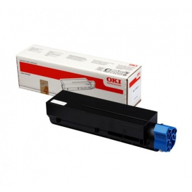 Toner nero Oki MB472 (45807102) per stampanti laser, capacità 3000 pagine.
