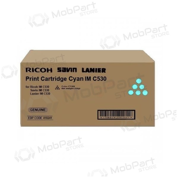 Ricoh IMC530 (418241), cartuccia blu per stampanti laser, 18000 pagine
