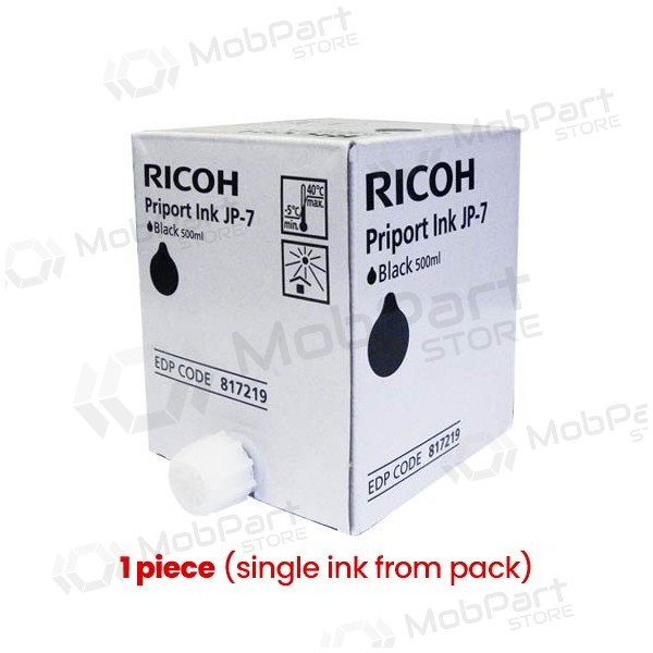 Cartuccia d'inchiostro Ricoh JP-7 (817219), nero (1 pz)