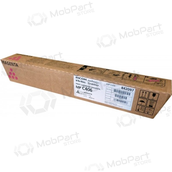 Ricoh MP C406 (842097) Cartuccia laser, Magenta