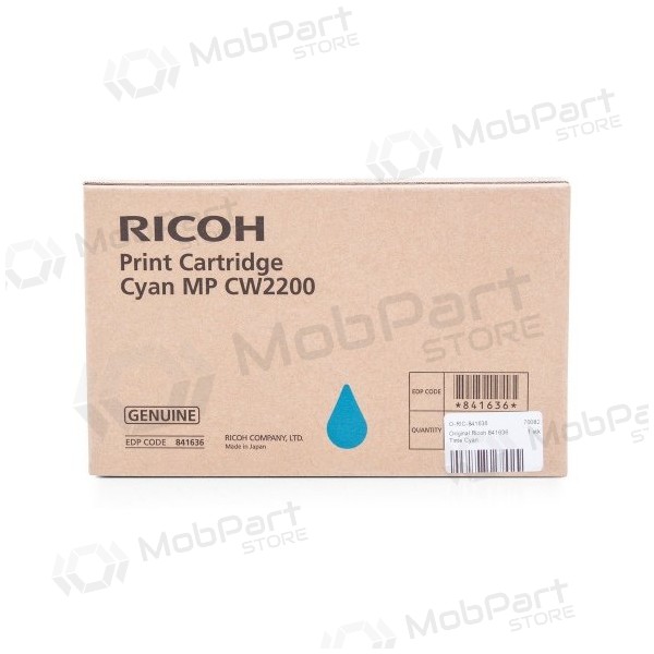 Ricoh MP CW2200 (841636) Cartuccia d'inchiostro, Ciano