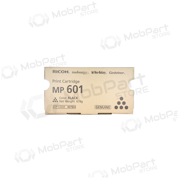 Ricoh MP601 (407824), nero cartuccia per stampanti laser, 25000 pagine.