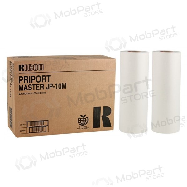 Ricoh Priport Master JP-10M (893027) (2 ROTOLI/confezione) 280x125mm Forniture per Duplicatore Digitale