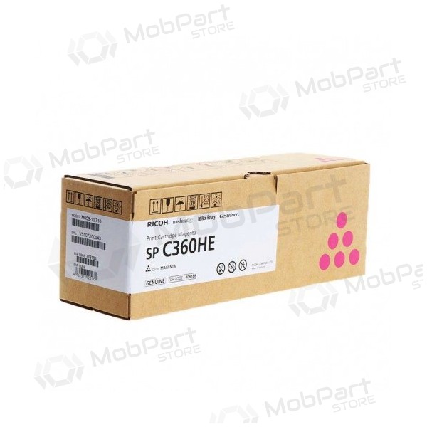 Ricoh SP C360HE (408186) cartuccia laser, magenta