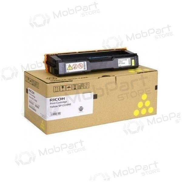 Ricoh SPC310HE (407635) cartuccia laser, Giallo