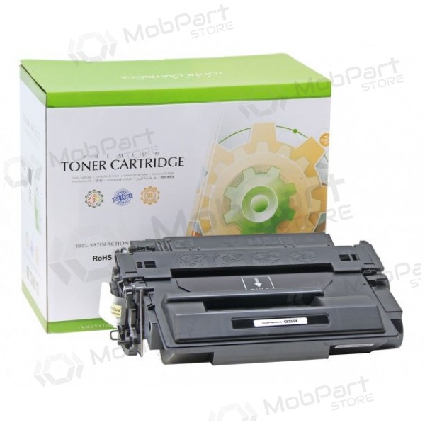 Cartuccia laser Static Control nera, compatibile con HP 55X (CE255X)