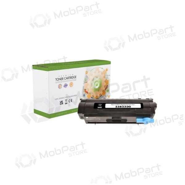 Cartuccia laser Static Control nera, compatibile con Lexmark 55B2X00