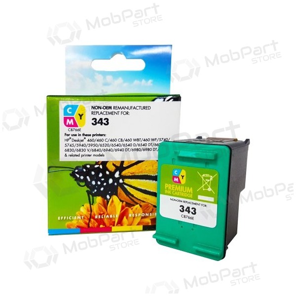 Cartuccia d'inchiostro Static Control CMY, compatibile con HP 343 Tricolore (C8766EE) 330 pagine
