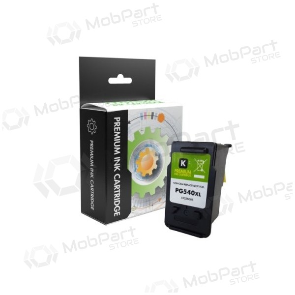 Cartuccia d'inchiostro Static Control nera, compatibile con Canon PG-540XL (5222B005)