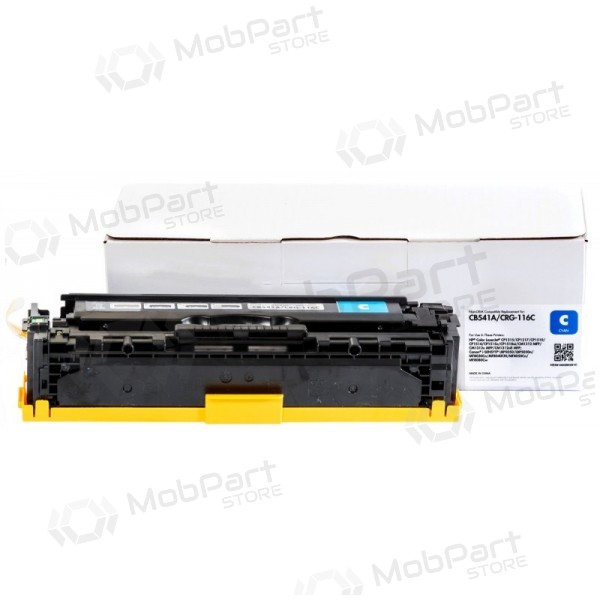 Cartuccia laser universale Static Control ciano, compatibile con HP 125A CB541A/CE321A/CF211A/CRG716