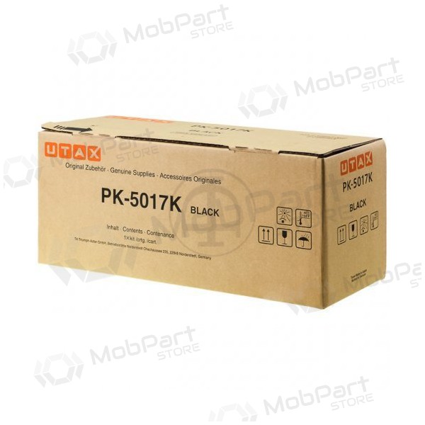 Cartuccia toner Triumph-Adler/Utax PK-5017K (1T02TV0UT0/1T02TV0TA0), cartuccia nera per stampanti laser, 8000 pagine